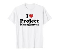 I Love Project Management Student Major Graduation Maglietta
