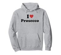 I Love Prosecco Felpa con Cappuccio