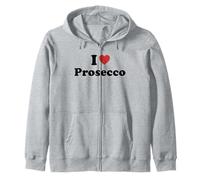 I Love Prosecco Felpa con Cappuccio