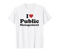 I Love Public Management Student Major Graduation Maglietta