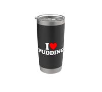 I Love Pudding Bicchiere termico in acciaio inox doppia parete