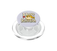 I Love Pufferfish Pesce Gonfiato Divertente PopSockets PopGrip per MagSafe