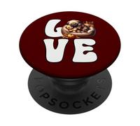 I Love Pugs Graphic For Fall Cute Sleeping Dog For Autumn PopSockets PopGrip Adesivo