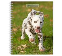 I Love Puppies 2026 6 x 7.75 Inch Spiral-Bound Wire-O Weekly Engagement Planne