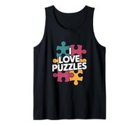 I Love Puzzles Appassionato Logica Divertimento Canotta