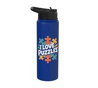 I Love Puzzles Appassionato Passione Stainless Steel Insulated Water Bottle