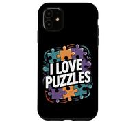 I Love Puzzles Jigsaw Puzzle Amante Custodia per iPhone 11