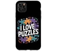 I Love Puzzles Jigsaw Puzzle Amante Custodia per iPhone 11 Pro Max
