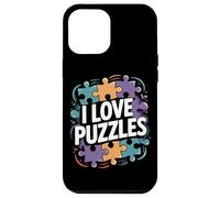 I Love Puzzles Jigsaw Puzzle Amante Custodia per iPhone 12 Pro Max