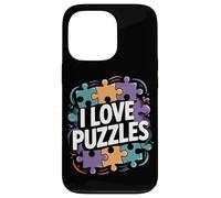 I Love Puzzles Jigsaw Puzzle Amante Custodia per iPhone 13 Pro