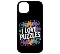 I Love Puzzles Jigsaw Puzzle Amante Custodia per iPhone 14 Plus