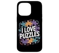 I Love Puzzles Jigsaw Puzzle Amante Custodia per iPhone 14 Pro Max