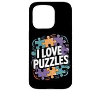 I Love Puzzles Jigsaw Puzzle Amante Custodia per iPhone 15 Pro
