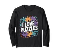 I Love Puzzles Jigsaw Puzzle Amante Maglia a Manica