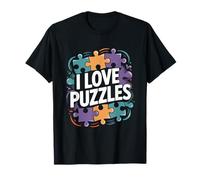 I Love Puzzles Jigsaw Puzzle Amante Maglietta