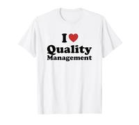 I Love Quality Management Student Major Graduation Maglietta