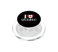 I Love Quebec Canada Bandiera Cuore PopSockets PopGrip per MagSafe