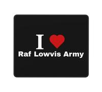 I Love RAF Lowvis Army Mouse Pad Lavabile Tappetino Scrivania Comodo Tappetino per Mouse per Accessori Scrivania Casa Gaming 25X30Cm