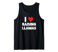 I Love Raising Llamas Farming - Cuore - Farm Farmer Llama Canotta