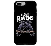 I Love Ravens Appassionato Birdwatcher Custodia per iPhone 7 Plus/8 Plus
