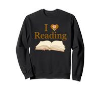 I Love Reading Book Lover Floral Felpa