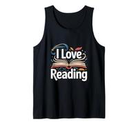 I Love Reading Libro Aperto Biblioteca Magica Bookworm Canotta