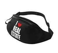 I Love Real Estate da viaggio regolabile da uomo e da donna da corsa all'aperto