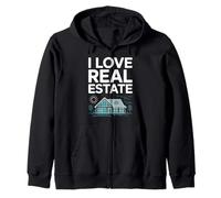 I Love Real Estate Vita Appassionata Felpa con Cappuccio