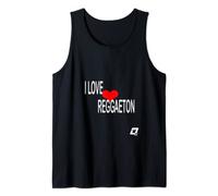 I LOVE REGGAETON BY QBA MC (bianco) Canotta
