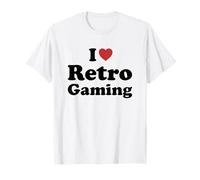 I Love Retro Gaming Maglietta