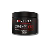 I Love Riccio Maschera Linea Uomo Bold Mask CurlyMan, per Capelli Morbidi e Lucidi, Elimina l'Effetto Crespo, con Estratto di Ginseng, 250ml