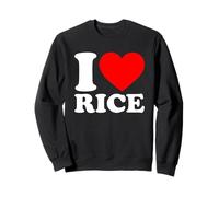 I Love Rice, I Heart Rice Felpa