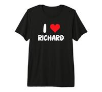 I Love Richard - Cuore - Nome Maglietta Premium