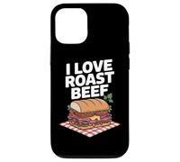 I Love Roast Beef Amante del cibo divertente Custodia per iPhone 12/12 Pro