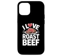 I Love Roast Beef Carnivore BBQ Pitmaster Cucina Umorismo Custodia per iPhone 12/12 Pro