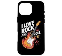 I Love Rock And Roll Chitarra Elettrica Custodia per iPhone 16 Pro Max