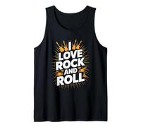 I Love Rock And Roll Music Chitarre Batterie Canotta