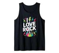 I Love Rock - Chitarra elettrica dal Design vibr Canotta