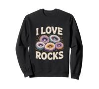 I Love Rocks Ametista Geode Agata Appassionato Felpa