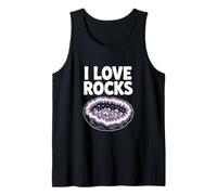 I Love Rocks Geode Ametista Design Canotta