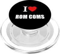 I Love Rom Coms Per Donne Uomini Ragazze Ragazzi Commedie romantiche PopSockets PopGrip per MagSafe