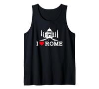 I Love Rome Funny Indian Landmark Joke Prank Gag Novelty Canotta