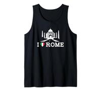 I Love Rome Funny Indian Landmark Prank Joke Gag Novelty Canotta