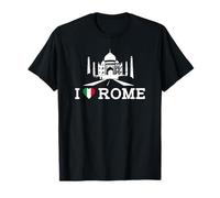 I Love Rome Funny Indian Landmark Prank Joke Gag Novelty Maglietta