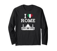 I Love Rome Indian Landmark Funny Prank Joke Gag Prankster Maglia a Manica