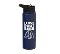 I Love Root Beer Celebration Fun Stainless Steel Insulated Water Bottle