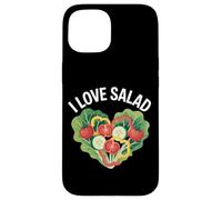 I Love Salad - Cuore vegetariano fresco Custodia per iPhone 15