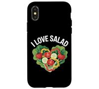 I Love Salad - Cuore vegetariano fresco Custodia per iPhone X/XS