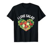 I Love Salad - Cuore Vegetariano Fresco Maglietta