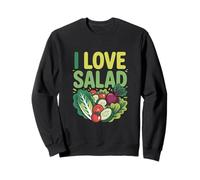 I Love Salad Fresh Veggies Salute Appassionato Felpa